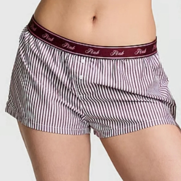 Victoria's Secret Pants - VS PINK COTTON POPLIN BOXER SHORTS